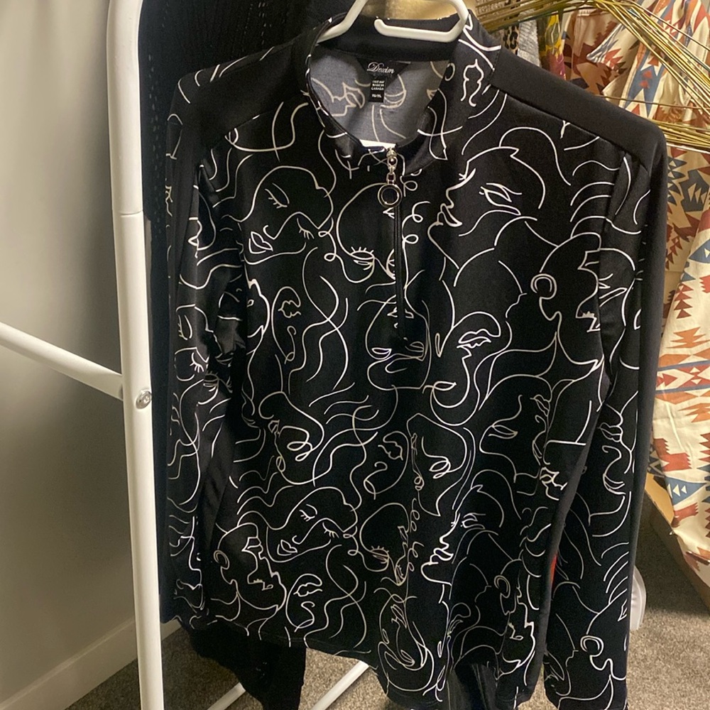 Dexim long sleeved abstract shirt (XL)